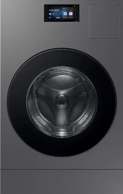 Samsung - 5.3 cu ft. Bespoke AI Vented Laundry Combo™ All-in-One Ultra Capacity Washer and Electric Dryer with AI Home - Dark steel